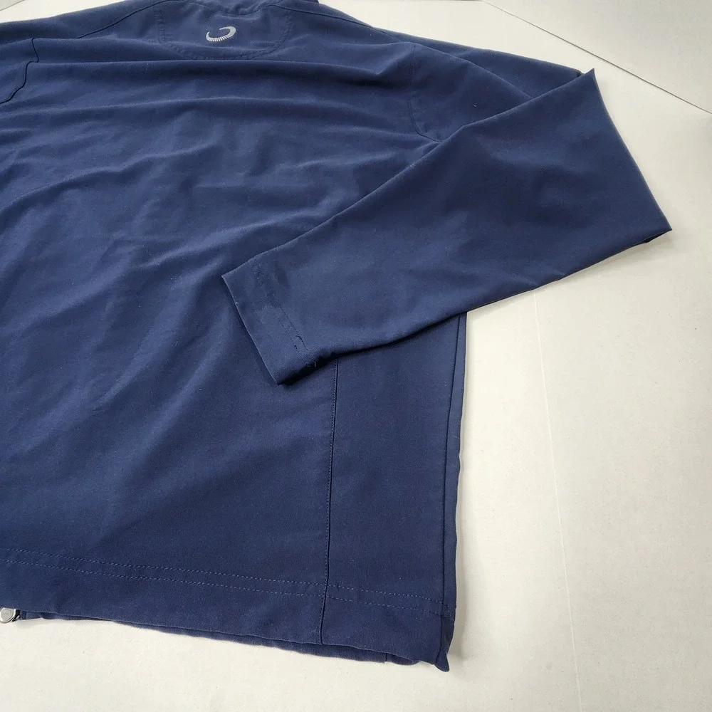 Zero Restriction Jacket Mens Medium Blue Tour Series Full Zip Golf Dragon Ridge